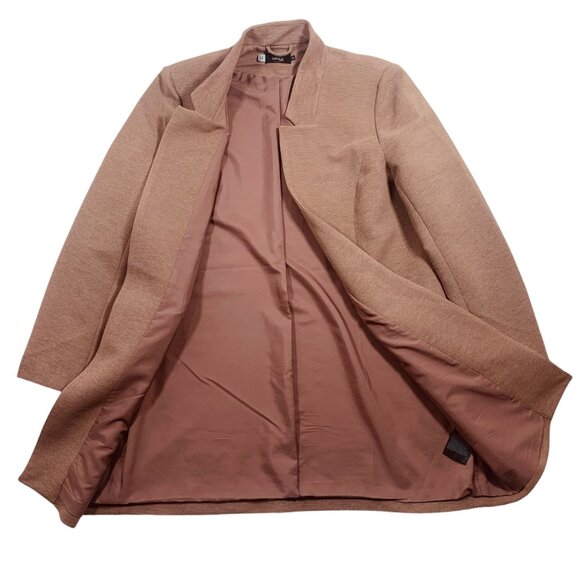 open coat long  for women  color light  brown sz xl ONLY - Picture 3 of 16